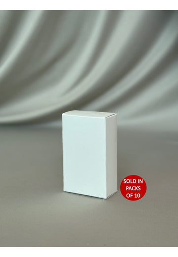 White Perfume Box 67x35x110mm (Pack of 10)