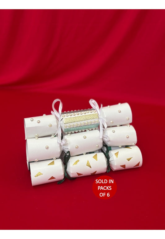 DIY White Crackers (Pack of 6)
