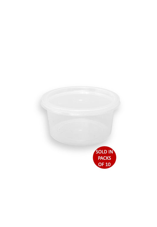 Sauce Tub 350ml Clear (Pack of 10)