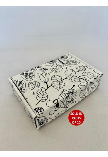 White Shipper Box (237x153x58mm) Nature's Canvas (Pack of 10)