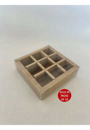 Single Cookie Box INSERTS ONLY (Kraft) (Pack of 10)