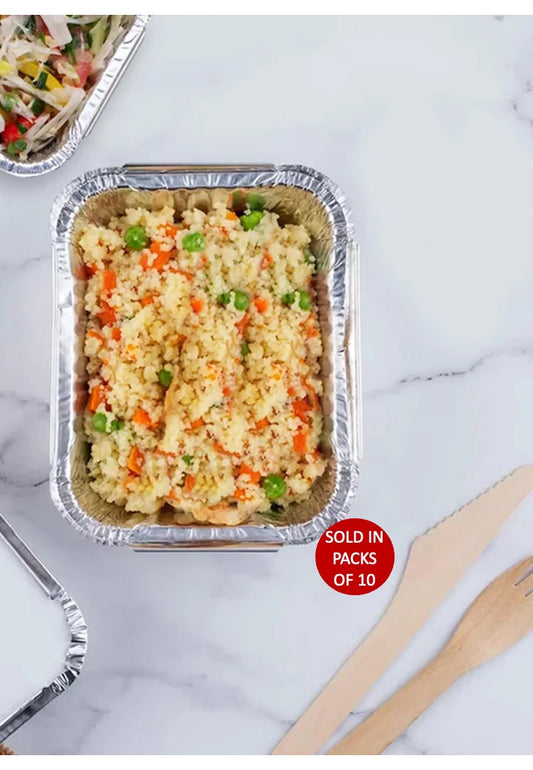 Foil Container & Paper Lid (430ml) (Pack of 10)