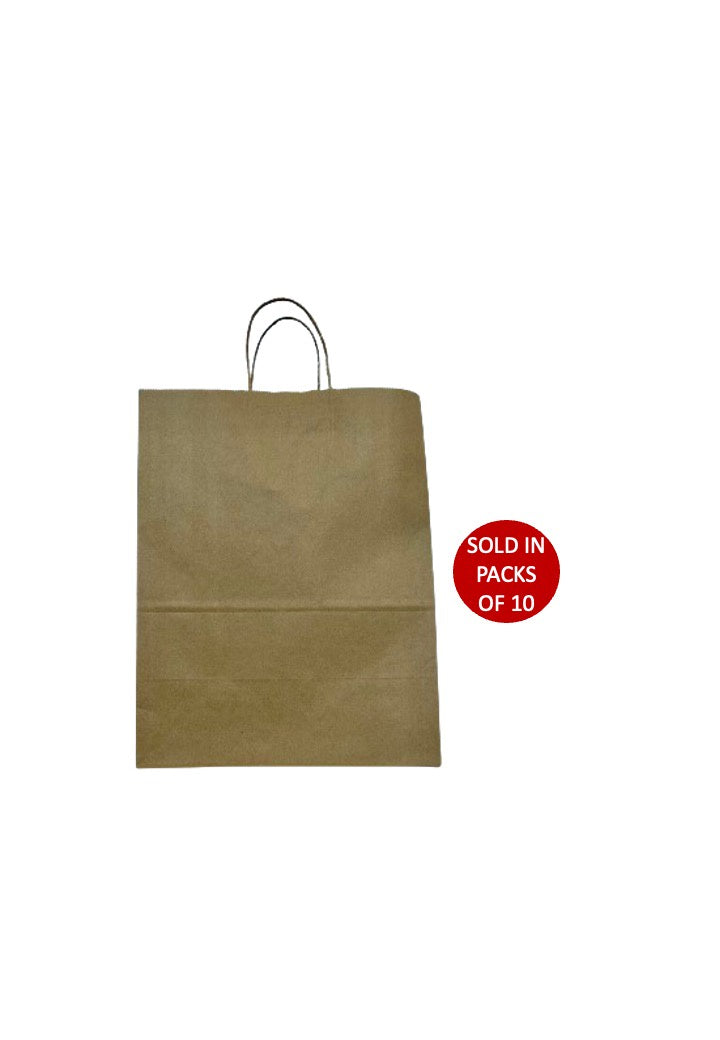Medium Twisted Handle Carrier Bag 280x150x360mm (Pack of 10) – In The Box