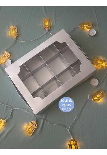 Silver Box with Dividers (300x225x50mm) (Pack of 10)