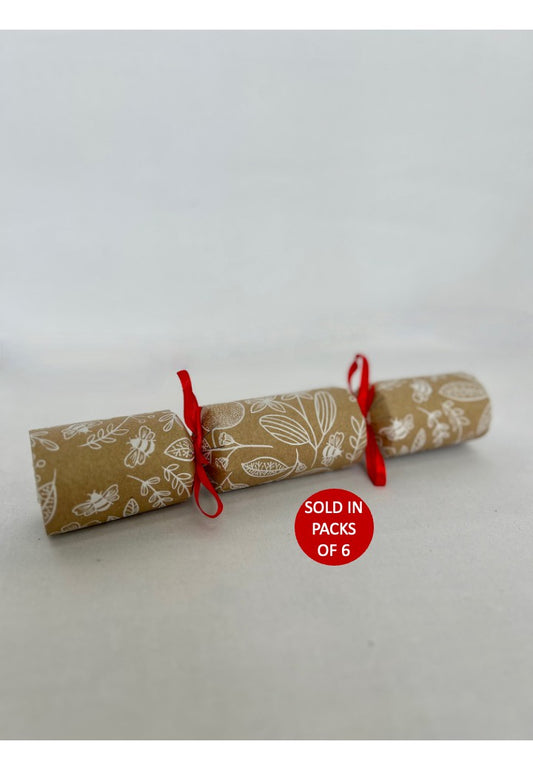 Printed DIY Kraft Crackers (White Citrus Serenade) (Pack of 6)