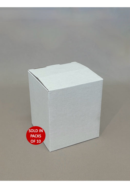 Candle Box (White) 108x108x126mm (Pack of 10)