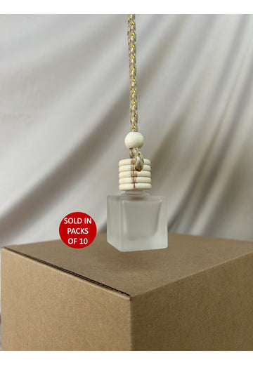 10ml Frosted Car Airfreshner Bottle (Pack of 10)