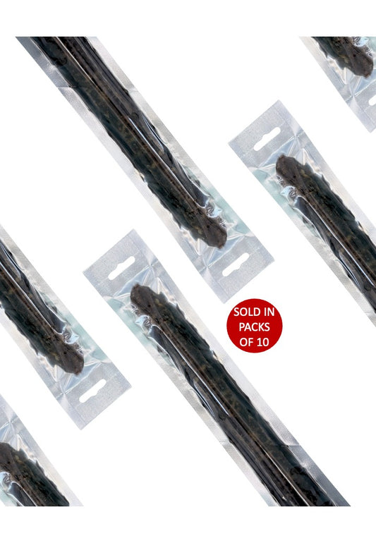 Silver Biltong Pouch with Clear Front (50x300mm) (Pack of 10)