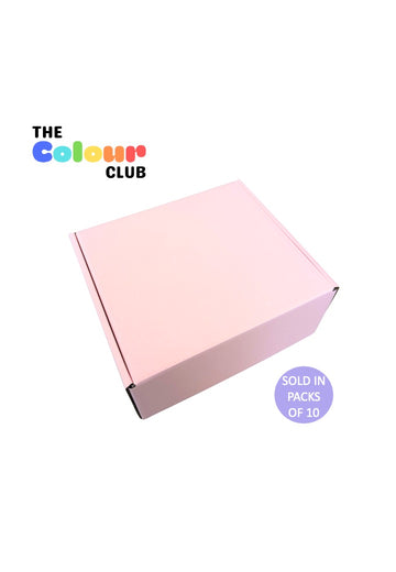 Large Pale Pink Shipper Box (252x232x112mm) (Pack of 10)