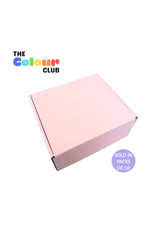 Large Pale Pink Shipper Box (252x232x112mm) (Pack of 10)