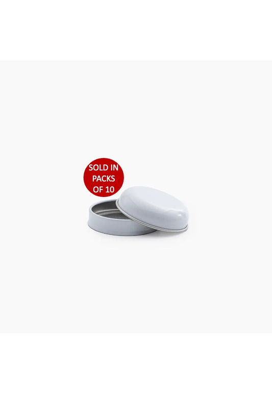 9ml Tin (White) (Pack of 10)