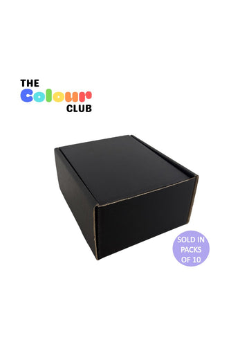 Black Shipper Box (137x170x80mm) (Pack of 10)