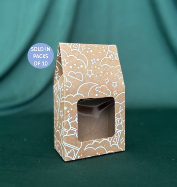 Small Kraft Coffee Box (White Magical Mosque) (Pack of 10)