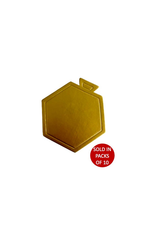 Paper Gold Card (Hexagon)