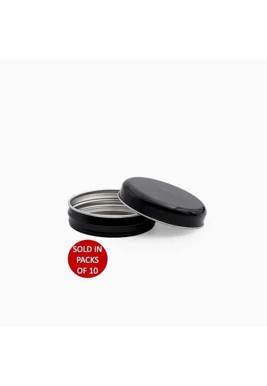 20ml Tin (Black) (Pack of 10)