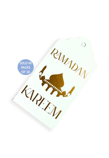 Masjid Kareem Tag (Gold on White)
