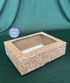 Kraft Biscuit Box (White Magical Mosque) 175x130x50mm (Pack of 10)