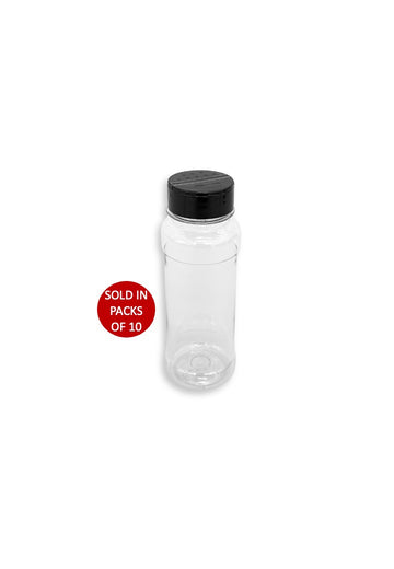 Spice Bottle 200ml PET Dual Flip Lid (Pack of 10)