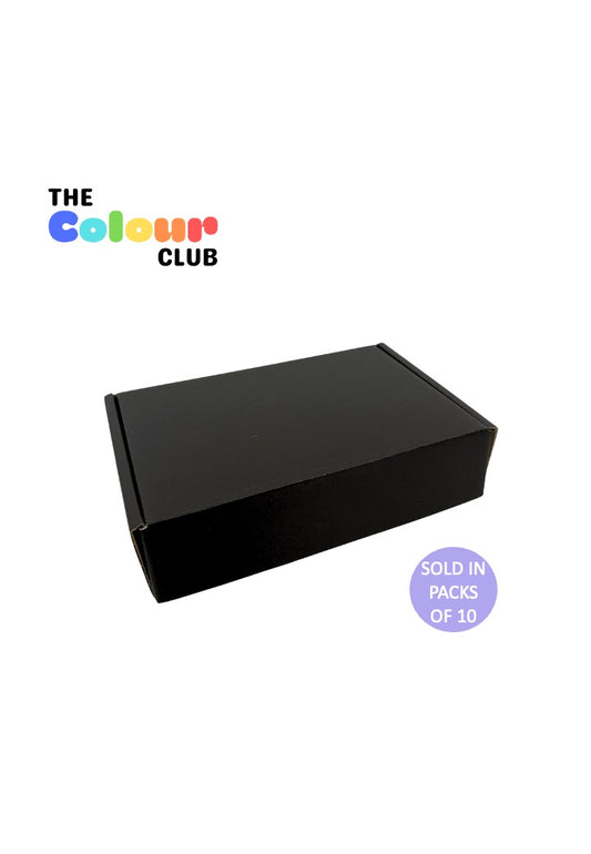 Black Shipper Box (237x153x58mm) (Pack of 10)
