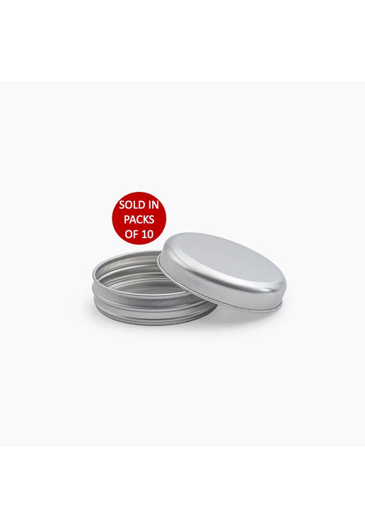 20ml Tin (Silver) (Pack of 10)