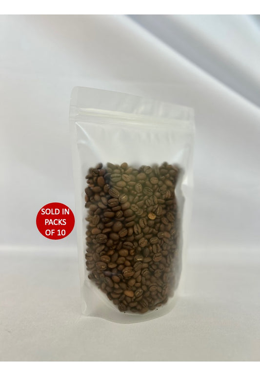 Frosted Plastic Stand Up Pouch 16x24cm (Pack of 10)