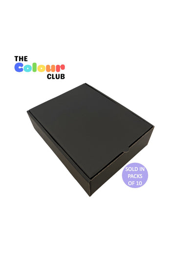 Large Black Shipper Box (285x226x84mm) (Pack of 10)