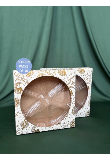 White Peanut Wheel (Gold Eid Radiance) (Pack of 10)