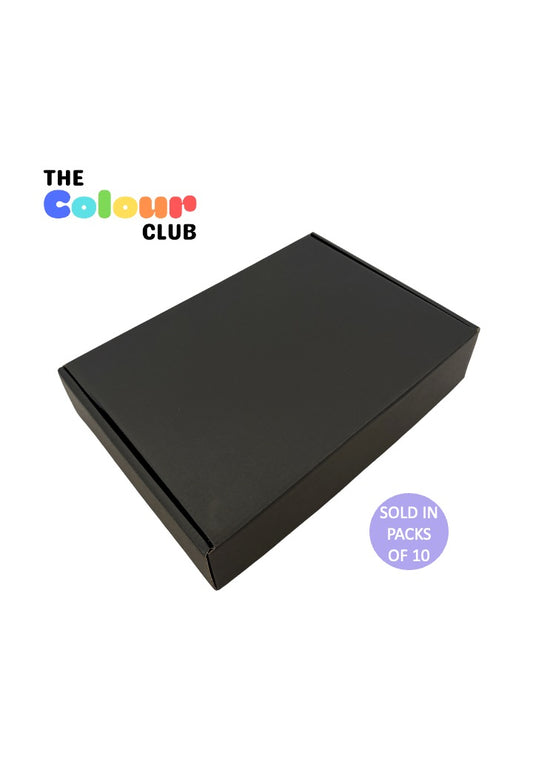 Black Shipper Box (318x230x72mm) (Pack of 10)