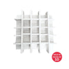 Square Chocolate Box INSERTS ONLY (White) (Pack of 10)