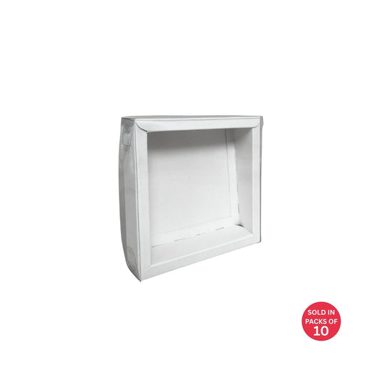 Single Cookie Box (White) 126x125x30mm