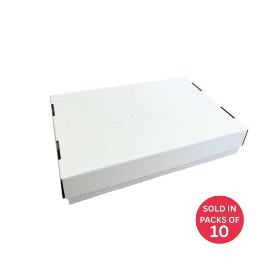 Large E-Flute Lid & Base Gift Box 390x273x50mm (Pack of 10)