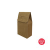 Small Kraft Coffee Box with Window  145x80x45mm (Pack of 10)