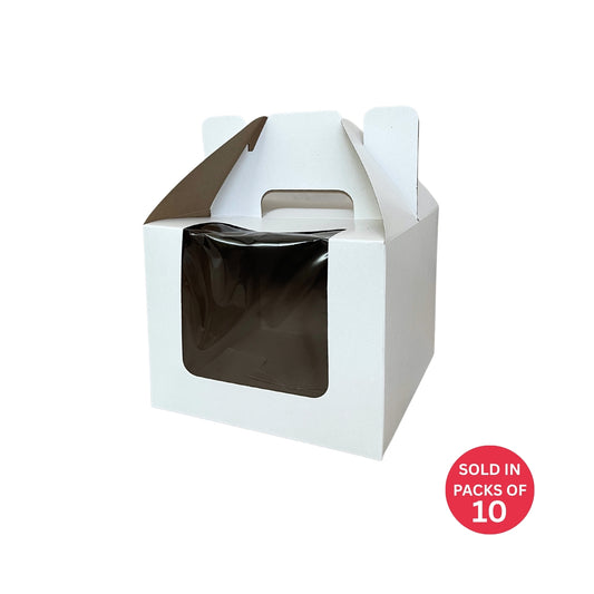 Bento Carrier Box (White) 155x155x120mm (Pack of 10)