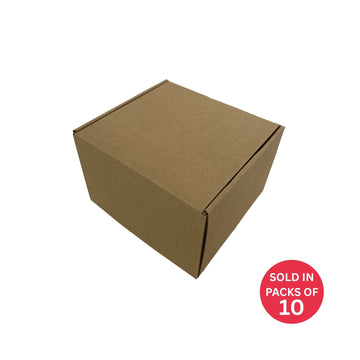 Kraft Shipper Box 193x182x132mm (Pack of 10)