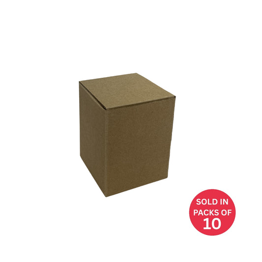Candle Box (Kraft) 78x78x100mm (Pack of 10)