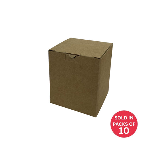Candle Box (Kraft) 108x108x126mm (Pack of 10)