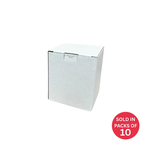Candle Box (White) 108x108x126mm (Pack of 10)