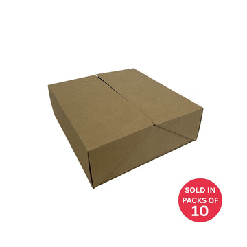 Double Door Gift Box (Kraft) 325x296x108mm (Pack of 10)