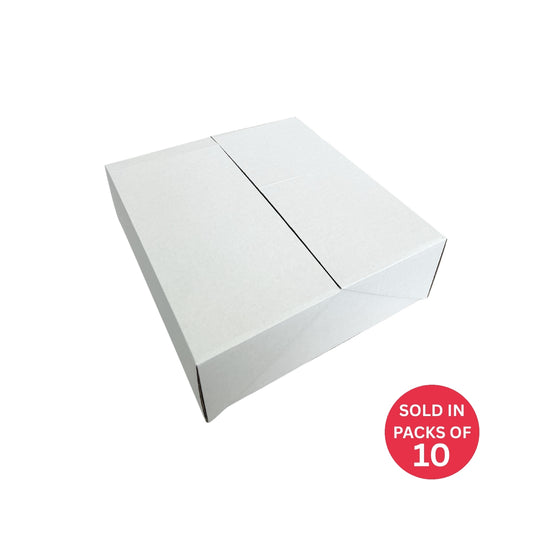 Double Door Gift Box (White) 325x296x108mm (Pack of 10)