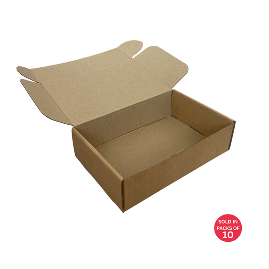 Kraft Shipper Box 249x165x70mm (Pack of 10)