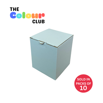 Baby Blue Candle Box (108x108x126mm) (Pack of 10)