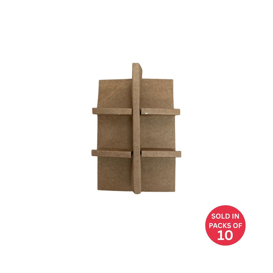 XS Chocolate Box INSERTS ONLY (Kraft) (Pack of 10)