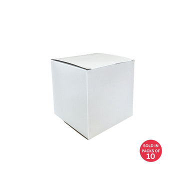 Square White Box 120x120x120mm (Pack of 10)