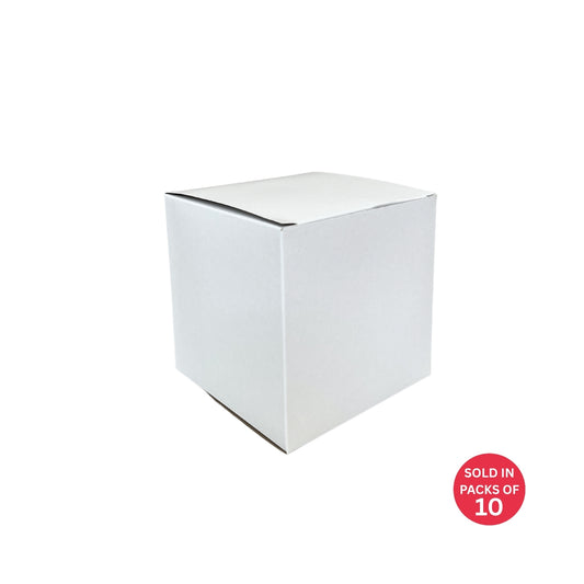Square White Box 120x120x120mm (Pack of 10)