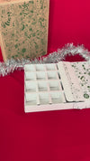 Advent Calendar (Green on Kraft)