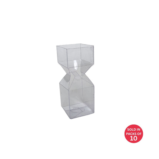Small PVC Half Cracker Box 45x45x42mm (Pack of 10)