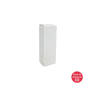 White Perfume Box 42x42x127mm (Pack of 10)