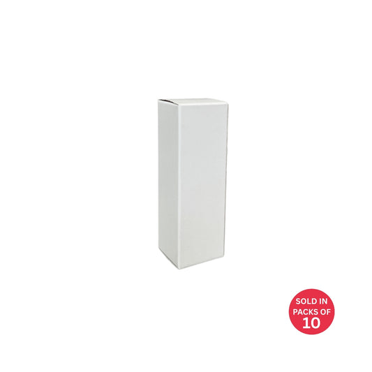 White Perfume Box 42x42x127mm (Pack of 10)