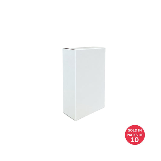 White Perfume Box 67x35x110mm (Pack of 10)