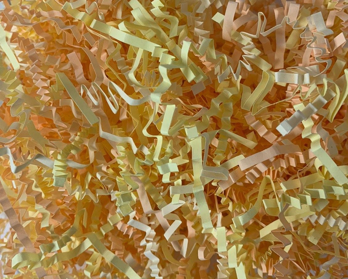 Neutral infusion crinkle shredded paper box filler 100 gram 